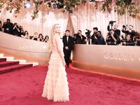 Justine Lupe See Through Tits (83rd Annual Golden Globes) 2026