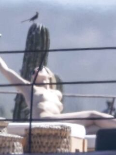 Olivia Wilde Nude Tits (Topless) on a Beach Mexico February 11, 2026