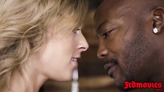 A rich cuckold looks at the fucking of a cheating sexwife with a black man