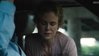 Nicole Kidman jerks off a cock in the car in movie "The Killing of a Sacred Deer"
