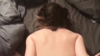Regular homemade porn in a doggystyle position with a phat ass woman from the 1st person