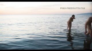 Naked Olga Bodrova Nude Tits "Freeze Dance" 2022 / Голая грудь Ольга Бодрова "Море волнуется раз"