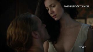 Naked Caitriona Balfe Nude Tits Sex Scene "Outlander" S6Ep1 2022