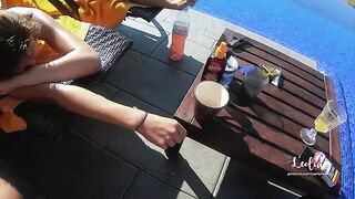 Banged a blonde with a beautiful ass while her friend was sunbathing next to her