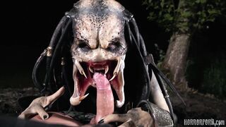 Predator hunts for the dick of the last surviving soldier from the special squad
