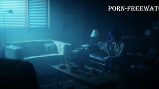 Ashley Benson Nude Tits, Erotic and Sex Scenes "Alone at Night" 2023
