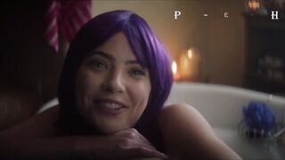 Ashley Benson Nude Tits, Erotic and Sex Scenes "Alone at Night" 2023