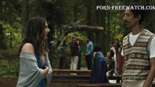 All nude and sexy scenes Alison Brie, Kiersey Clemons, Olga Merediz "Somebody I Used to Know" 2023