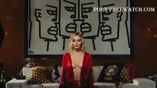 Lily-Rose Depp Nude Tits "The Idol" S1Ep1 2023