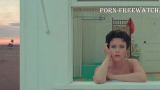 Scarlett Johansson Nude Tits Scene "Asteroid City" 2023 Better Quality