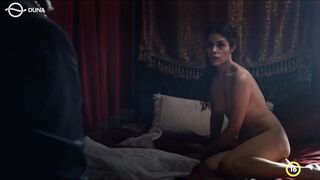 All Sex Scenes Kata Gáspár, Evelin Dobos Nude Tits "Tündérkert" S1 2023