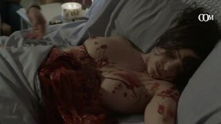 Rebecca Knox, RaSandra Daniels, Ellen Woomer Nude Tits Scenes "Squealer" 2023