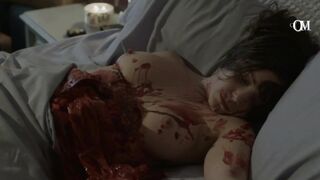 Rebecca Knox, RaSandra Daniels, Ellen Woomer Nude Tits Scenes "Squealer" 2023