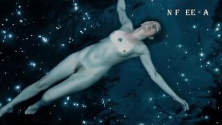 Gabrielle Lopes Nude Tits "O Espaço Infinito" 2023 / Gabrielle Lopes Mamas Nuas