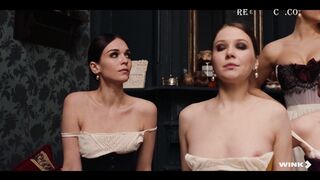 Diana Milyutina, Sofya Sinitsyna, Anna Melnikova Nude Tits "Clean" S1Ep1-Ep2 2024 / Диана Милютина, Софья Синицына, Анна Мельникова голые сиськи "Чистые"  Серия 1-2