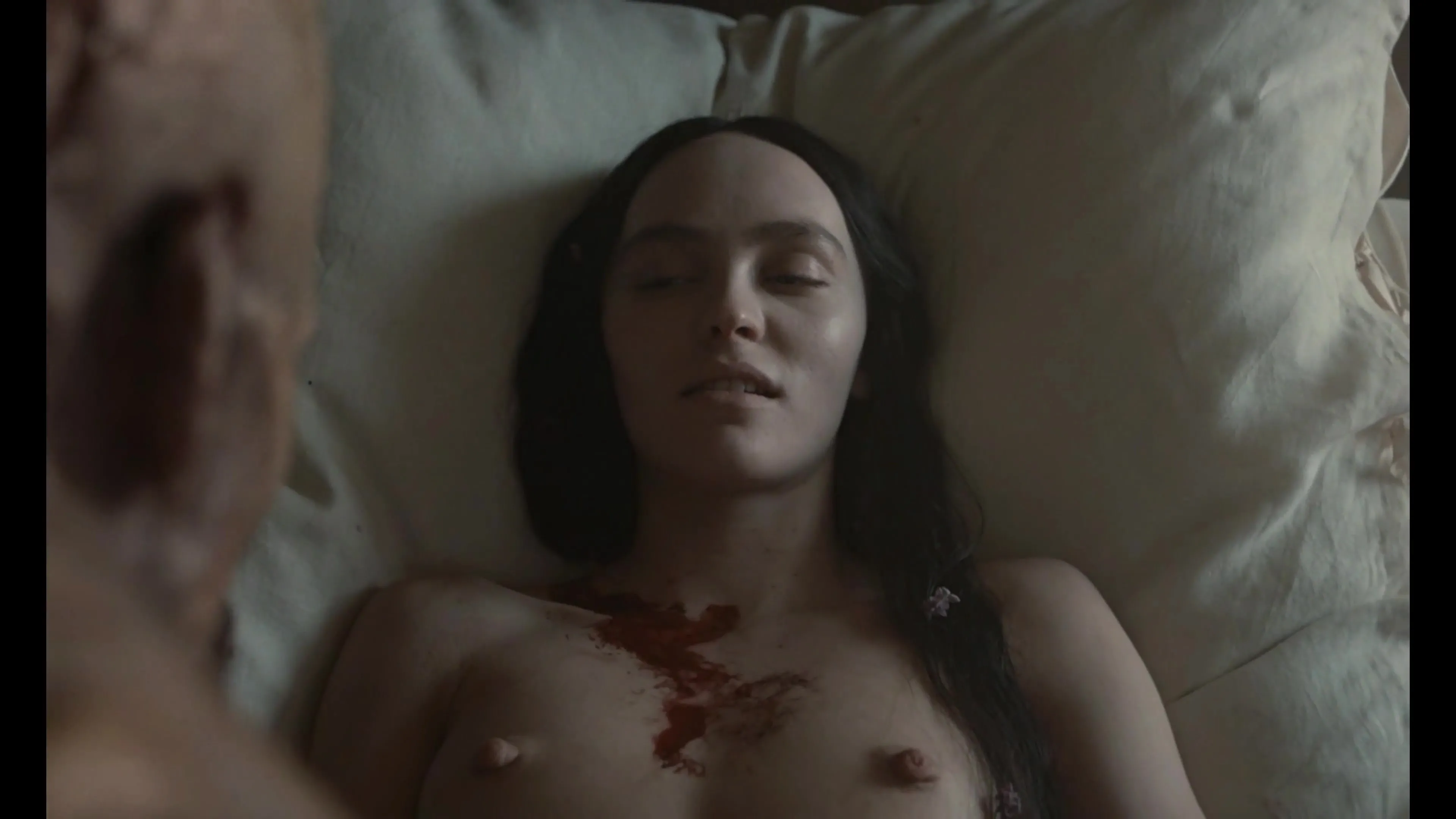 Lily-Rose Depp Nude Tits Nosferatu 2024 HD