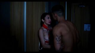 All Sex Scenes Vern Kaye, Aliya Raymundo, Zayra Estrada Nude Tits "Elevator Lady" 2025