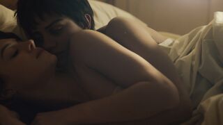 Daisy Edgar-Jones, Sasha Calle Nude Tits Sex Sccene "On Swift Horses" 2024 4k