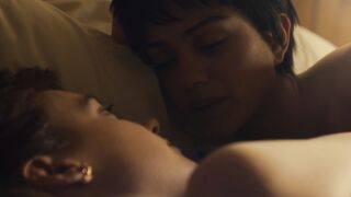 Daisy Edgar-Jones, Sasha Calle Nude Tits Sex Sccene "On Swift Horses" 2024 4k