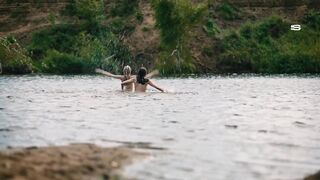 Pelageya Nevzorova, Arina Postnikova Nude Tits, Ass "Dva Holma" S3Ep4 2025 / Пелагея Невзорова, Арина Постникова голые сиськи, попа "Два холма" Сезон 3 Серия 4