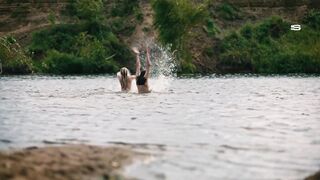 Pelageya Nevzorova, Arina Postnikova Nude Tits, Ass "Dva Holma" S3Ep4 2025 / Пелагея Невзорова, Арина Постникова голые сиськи, попа "Два холма" Сезон 3 Серия 4