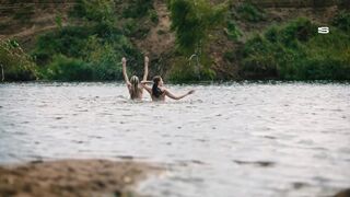 Pelageya Nevzorova, Arina Postnikova Nude Tits, Ass "Dva Holma" S3Ep4 2025 / Пелагея Невзорова, Арина Постникова голые сиськи, попа "Два холма" Сезон 3 Серия 4
