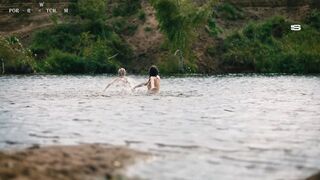 Pelageya Nevzorova, Arina Postnikova Nude Tits, Ass "Dva Holma" S3Ep4 2025 / Пелагея Невзорова, Арина Постникова голые сиськи, попа "Два холма" Сезон 3 Серия 4