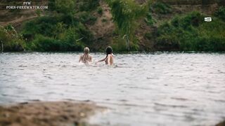Pelageya Nevzorova, Arina Postnikova Nude Tits, Ass "Dva Holma" S3Ep4 2025 / Пелагея Невзорова, Арина Постникова голые сиськи, попа "Два холма" Сезон 3 Серия 4