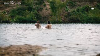 Pelageya Nevzorova, Arina Postnikova Nude Tits, Ass "Dva Holma" S3Ep4 2025 / Пелагея Невзорова, Арина Постникова голые сиськи, попа "Два холма" Сезон 3 Серия 4
