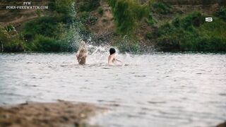 Pelageya Nevzorova, Arina Postnikova Nude Tits, Ass "Dva Holma" S3Ep4 2025 / Пелагея Невзорова, Арина Постникова голые сиськи, попа "Два холма" Сезон 3 Серия 4