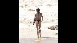 Brooks Nader Topless Beach in Cabo 2025