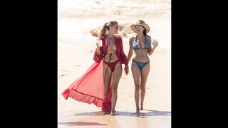 Brooks Nader Topless Beach in Cabo 2025