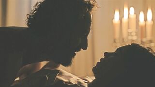 Carla Salle Nude Tits Sex Scene "Guerreiros do Sol" S1Ep29 2025 / Cena de sexo com seios nus de Carla Salle