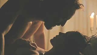 Carla Salle Nude Tits Sex Scene "Guerreiros do Sol" S1Ep29 2025 / Cena de sexo com seios nus de Carla Salle