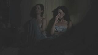Emma Mackey, Vicky Krieps Nude Tits Sex Scenes "Hot Milk" 2025