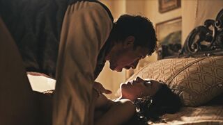 Carla Salle Nude Tits Sex Scene "Guerreiros do Sol" S1Ep40 2025 / Cena de sexo com seios nus de Carla Salle