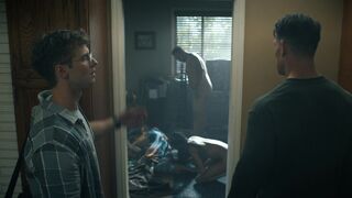 Elliot Frances Flynn, etc. Nude Tits Sex Scenes "Peacemaker" S2Ep2 2025