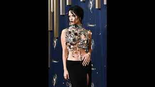 Jenna Ortega, Catherine Zeta-Jones Sexy Dress in 77th Primetime Emmy Awards (2025)