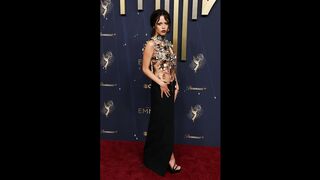 Jenna Ortega, Catherine Zeta-Jones Sexy Dress in 77th Primetime Emmy Awards (2025)