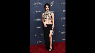 Jenna Ortega, Catherine Zeta-Jones Sexy Dress in 77th Primetime Emmy Awards (2025)