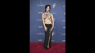 Jenna Ortega, Catherine Zeta-Jones Sexy Dress in 77th Primetime Emmy Awards (2025)