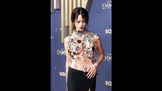 Jenna Ortega, Catherine Zeta-Jones Sexy Dress in 77th Primetime Emmy Awards (2025)