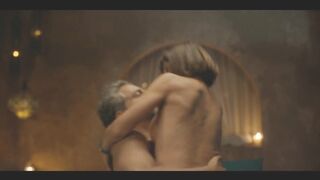Natalia Verbeke Nude Tits Sex Scene "Billionaire's Bunker" S1Ep6 2025 / Natalia Verbeke Desnuda Tetas Escena De Sexo "El refugio atómico" T1Ep6