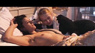 Dana Droppova, Radka Caldova Nude Tits Sex Scenes "The Chambermaid" 2023 / Dana Droppová, Radka Caldová Sexuálne scény s nahými prsiami "Slúžka"