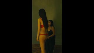 Christine Andrada Neffe, JM Martinez Nude Tits Sex Scene "Doll Maker" 2025