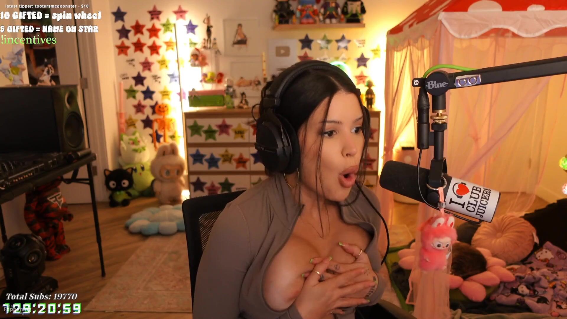 SincerelyJuju (Kailyn De Los Rios) Nude Tits on Stream October 2025