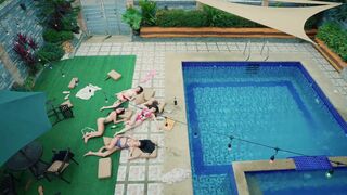 Astrid Lee, Cheena Dizon, Rhea Montemayor, Liana Rosales Nude Tits Sex Scenes "Madulas" 2025