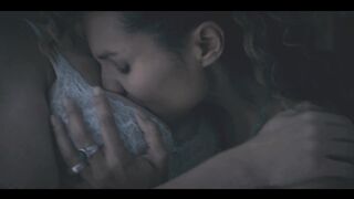 Diora Baird, Marem Hassler Nude Tits Sex Scene "Witchy Ways" 2025