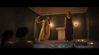 Ivana Baquero, Jamaica Vaughan, Eden Hart, India Shaw-Smith, Tenika Davis, etc. Nude Tits Sex Scenes "Spartacus: House of Ashur" S1Ep1-2 2025