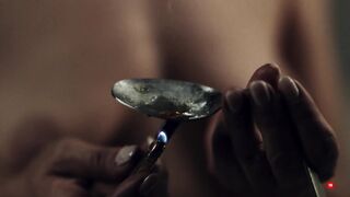 María León Nude Tits "Silencio" S1Ep3 2025 / María León Tetas Desnudas